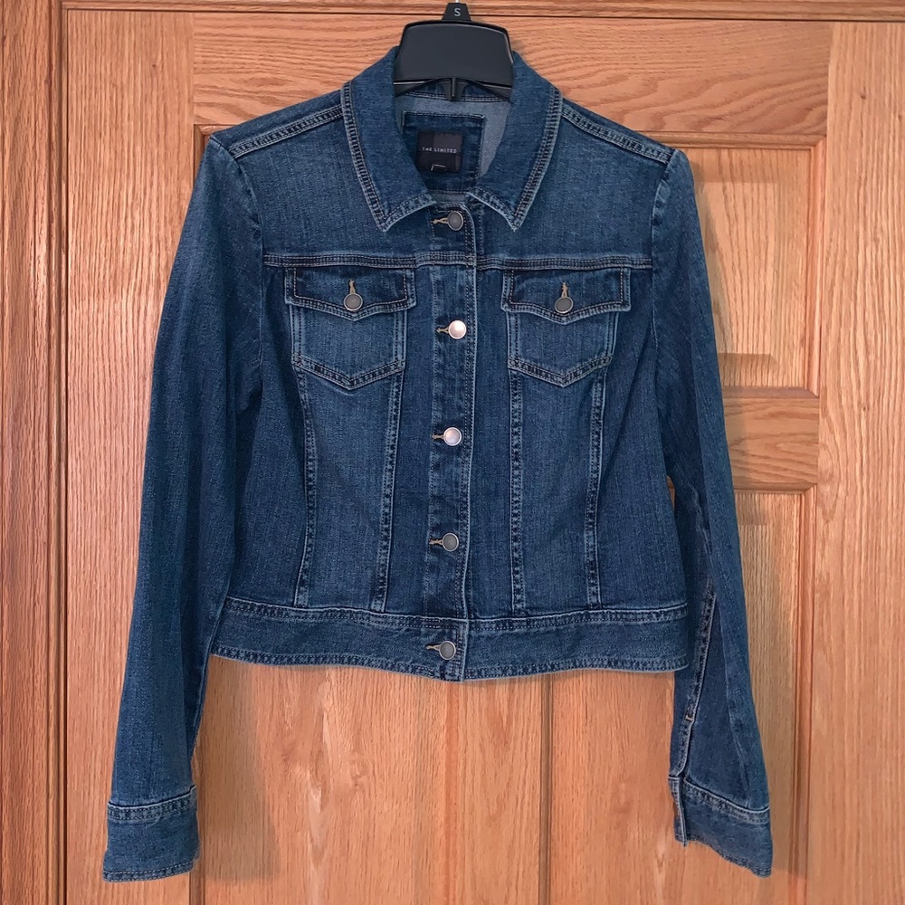 The Limited Cropped Jean Jacket
